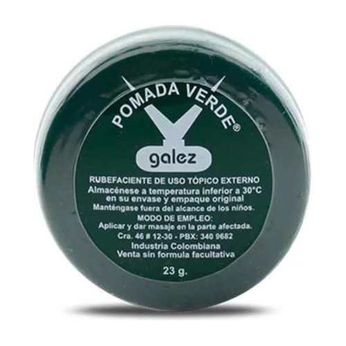 Pomada Verde Galez 23 Gr