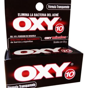 Contra Acné Oxy 10% Transparente X 30 G Peróxido De Benzoilo