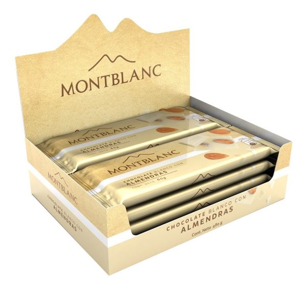 Chocolatina Jet Montblanc 8 Uds