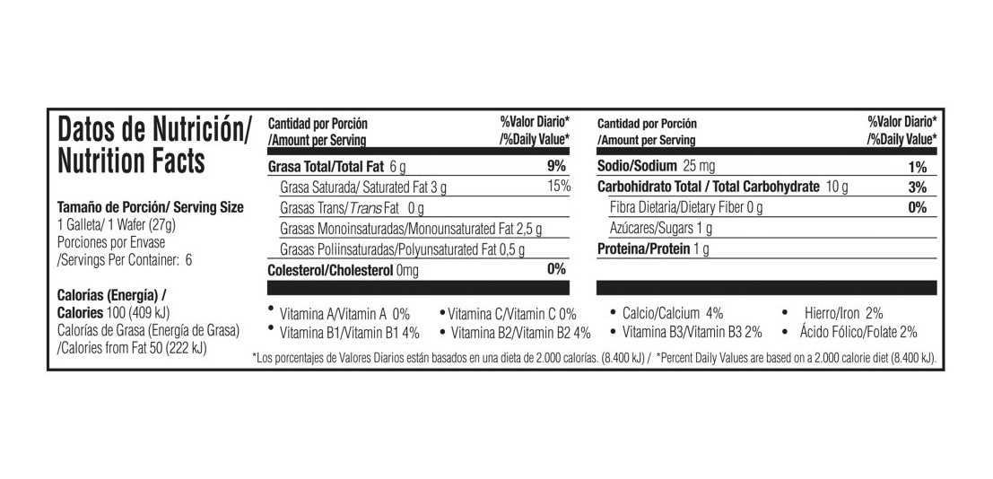 Galletas Tosh Wafer Multicere. Kiwi 6 Uds - Imagen 3