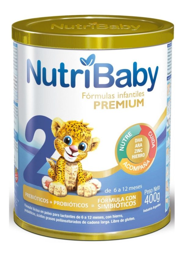 Leche De Fórmula En Polvo Sin Tacc Ethical Pharma Nutribaby 2 En Lata De 400g - 6 A 12 Meses
