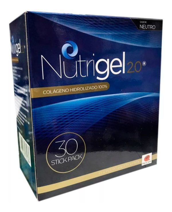 Nutrigel 2.0 30 Sobres, Colágeno Hidrolizado 100% - Imagen 3