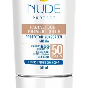 Protector Solar Facial Nude Color Fácil Aplicación Fps 50
