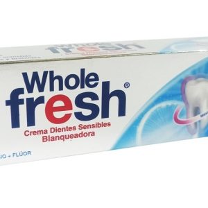 Crema Dental Sensible Blanqueadora Whole Fresh 75cc Menta
