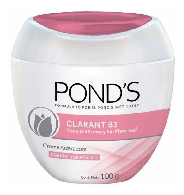 Crema Ponds Clarant B3 Piel Normal A Grasa 100g