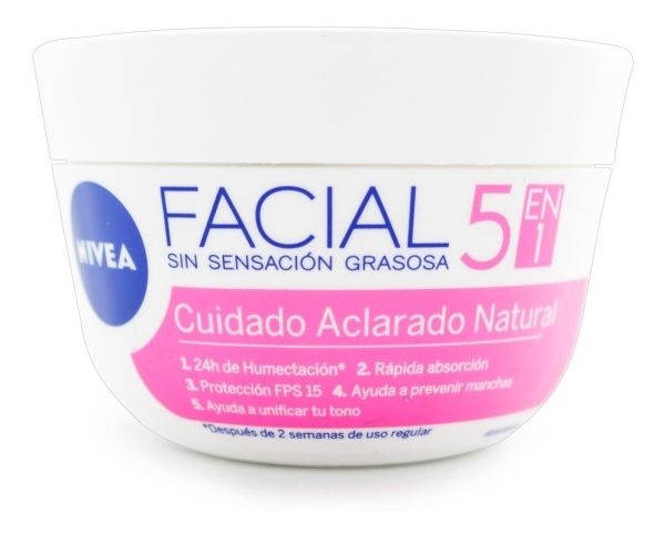 Crema Nívea Cuidado Facial Aclarado Natural 100 Ml