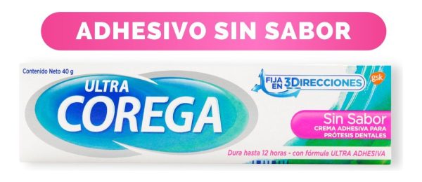 Crema Corega 3d Ultra Sin Sabor 40 Gr