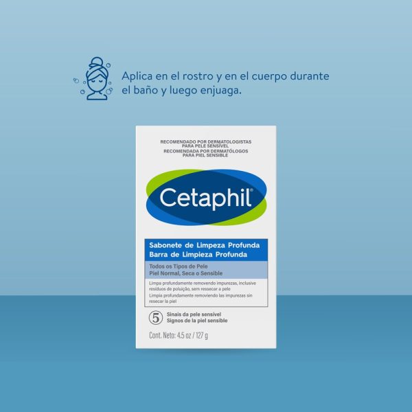 Jabón Cetaphil Barra Limpieza Profunda 127 Gr - Imagen 4