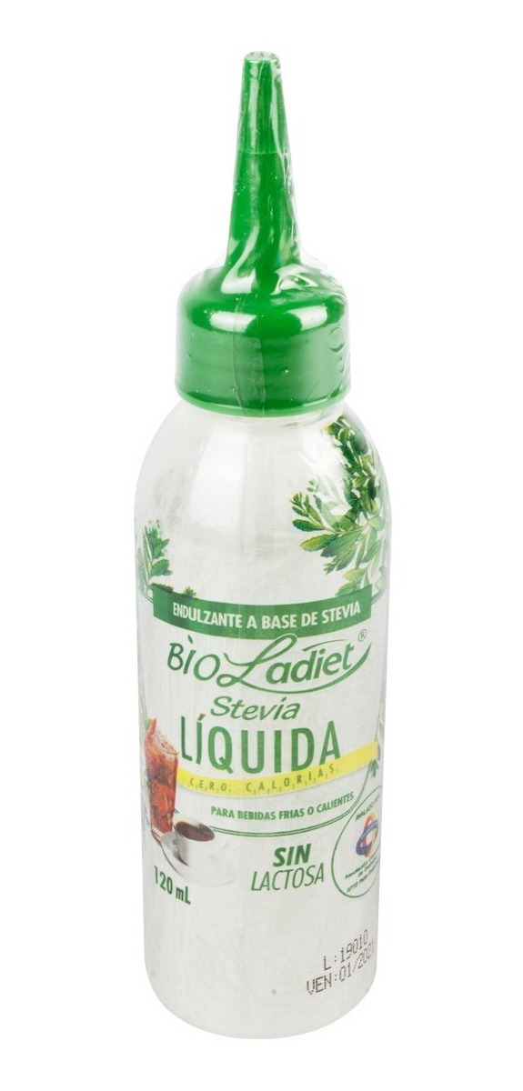 Stevia Liquida 120ml. Endulzante Para Diabeticos. - Imagen 3