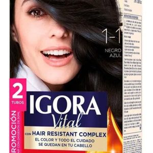Igora Vital 1-1 Negro Azul 2 Tubos