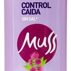 Champú Muss Sin Sal Control Caída - Ginseng, Arginina, Trico