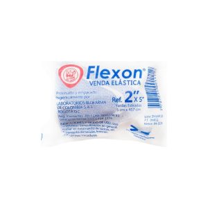 Venda Elastica Blanca Flexon 2x5