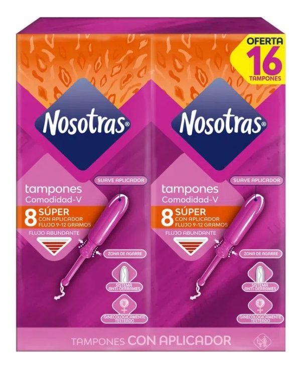 Tampon Nosotras Aplicador Super
