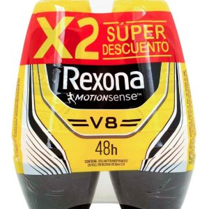 Rexona Men V8 Roll On Pack X2