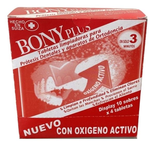 Bony Plus Tabletas Limpiadoras Para Prótesis - Imagen 2