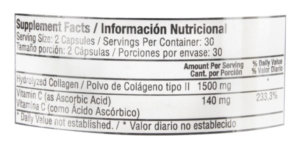 Colágeno Hidrolizado Plus 60 Ca - Imagen 2