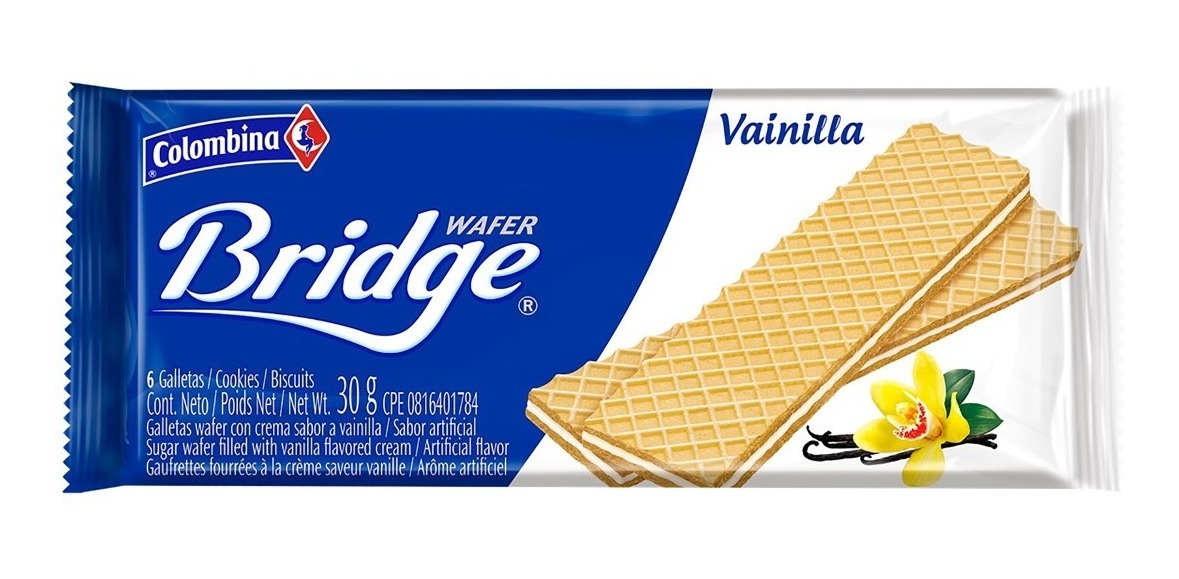 Galleta Bridge Vainilla 10 Uds
