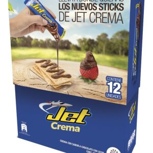 Chocolatina Jet Crema 18g 12 Uds