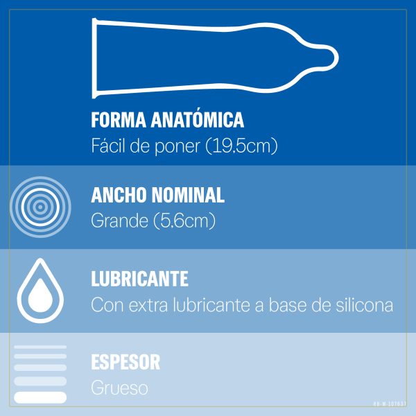 Condones Durex Extra Seguro X 3und