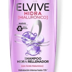 Shampoo Elvive Acido Hialurónico Hidra Rellenador