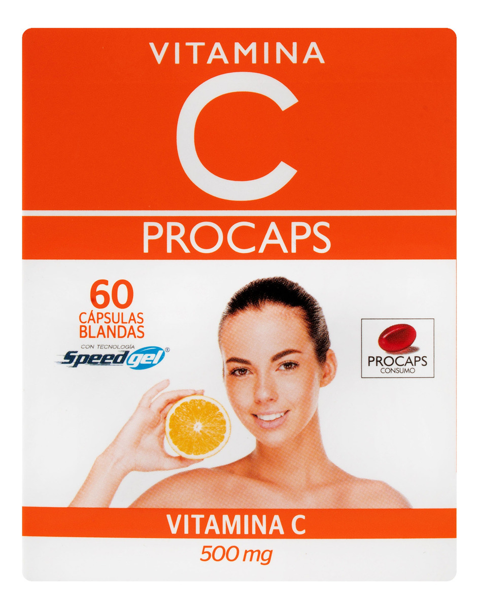 Vitamina C 500mg 60 Cápsulas Procaps - Imagen 2