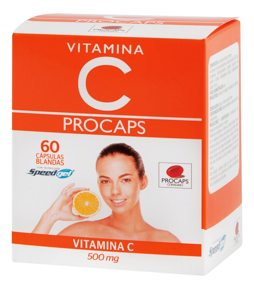 Vitamina C 500mg 60 Cápsulas Procaps