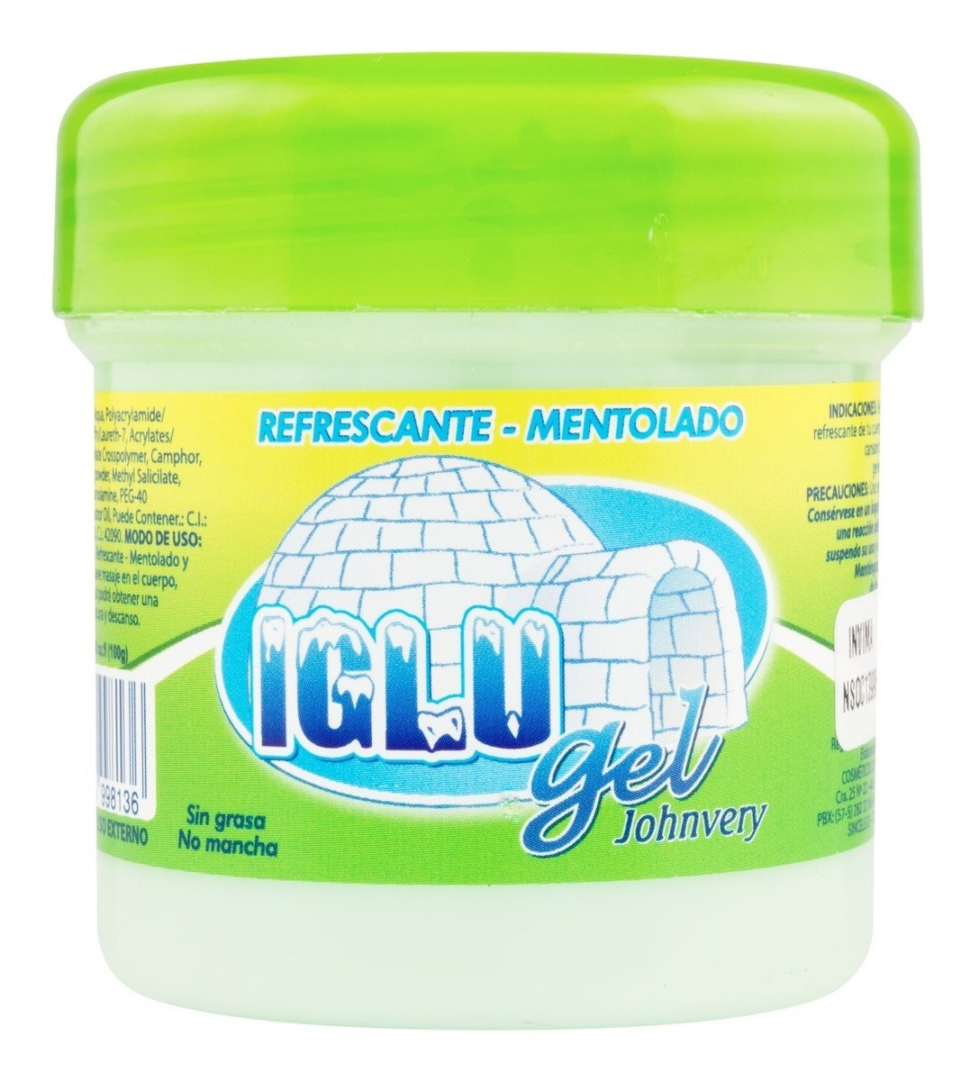 Gel Iglu Refrescante 100g. - Imagen 2