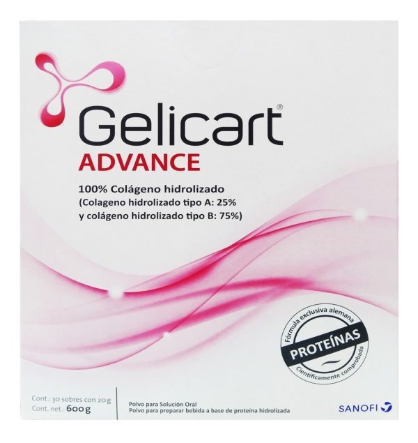 Gelicart Advance 30 Sobres Colágeno Hidrolizado + Obsequio - Imagen 2