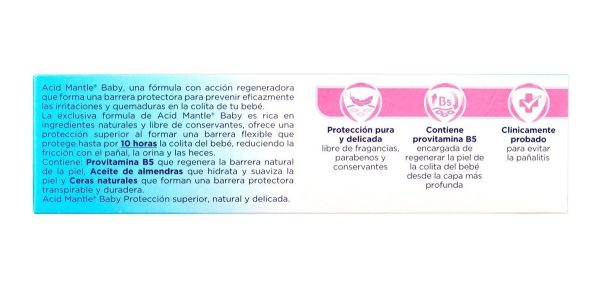 Acid Mantle Baby Crema Antipañalitis - Imagen 2
