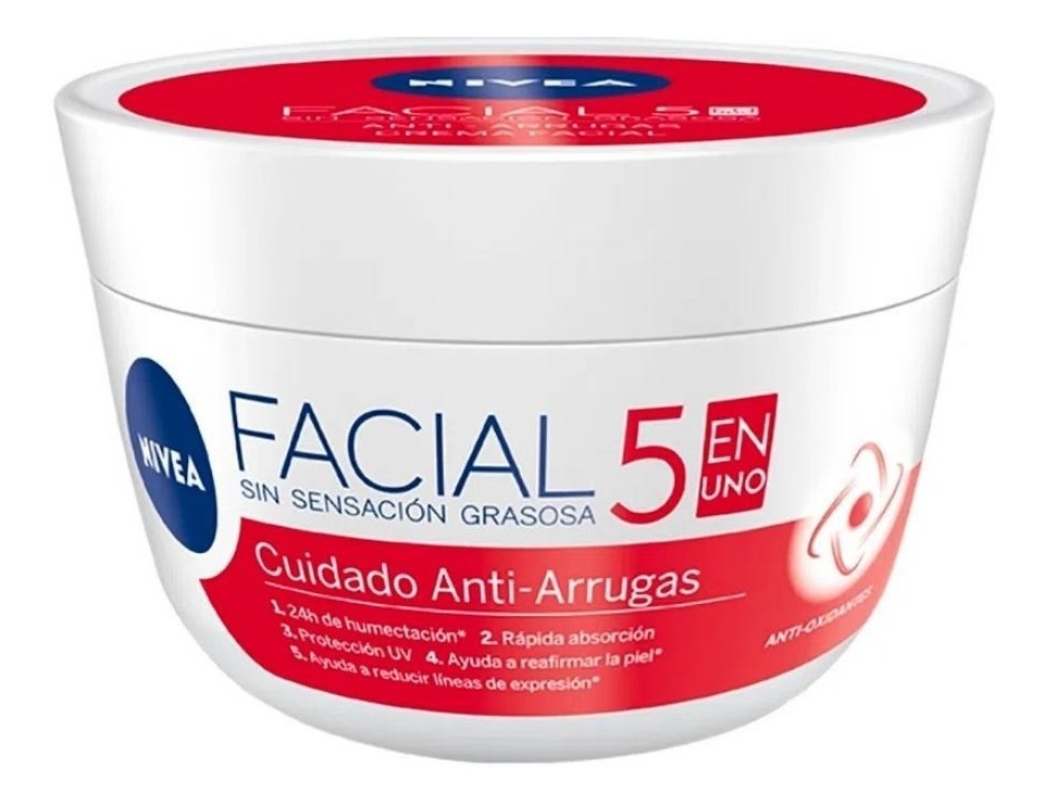 Crema Nivea Cuidado Facial Antiarrugas Anti-edad
