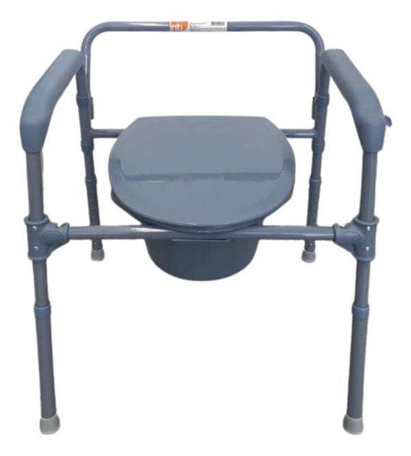 Silla Sanitaria Inodoro Ajustable 3 En 1 Multiusos - Imagen 3