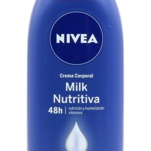 Crema Corporal Nivea Milk Nutritiva Almendras 400 Ml
