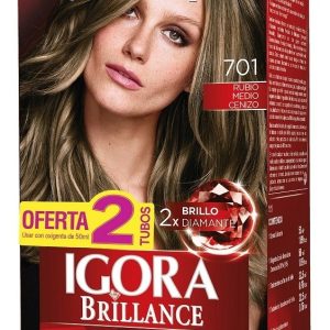 Igora 701 Rubio Medio Cenizo 2 Tubos
