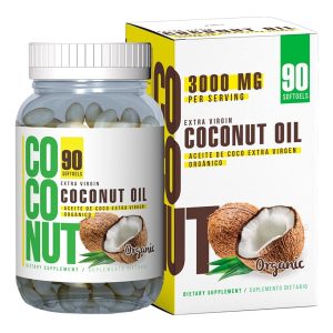 Coconut Oil 3000 Mg 90 Capsulas Blandas - Healthy America