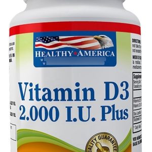 Vitamin D3 2000 Iu 100 Capsulas Blandas - Healthy America