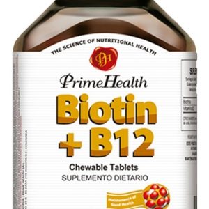 Biotina + B12 Masticable 60tab