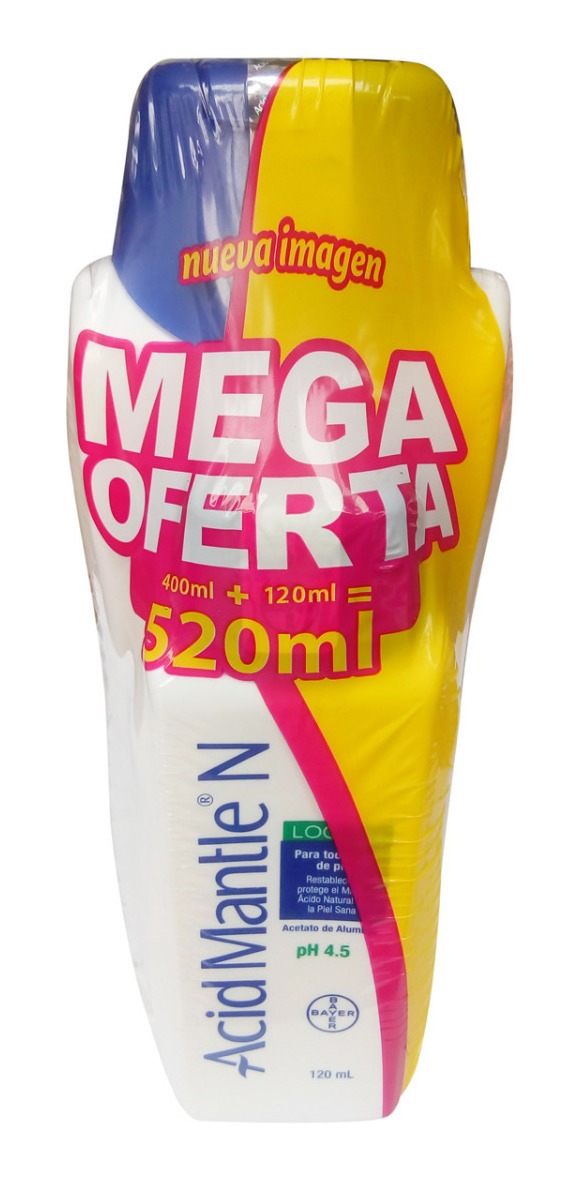 Acid Mantle Locion 520 Ml, Acetato De Aluminio - Imagen 2