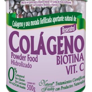 Colageno Hidrolizado Con Resveratrol Biotina 500 Gr
