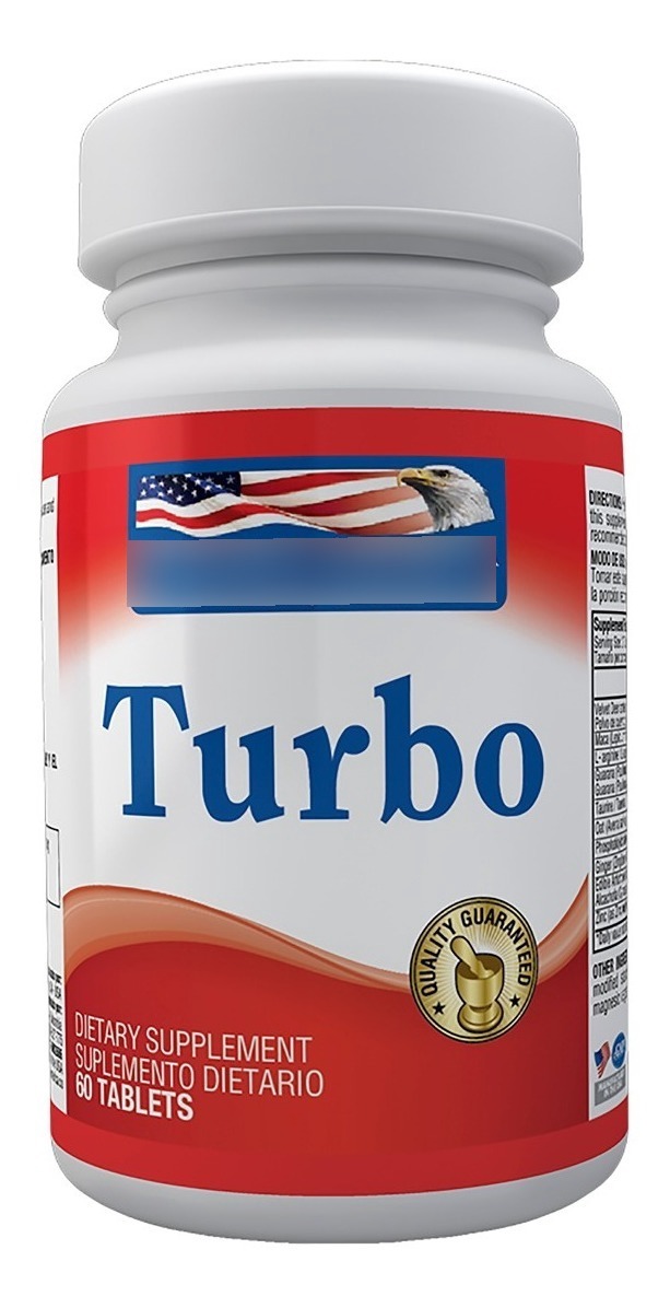 Turbo 60 Tabletas. Potencia La Función Varonil Suplemento