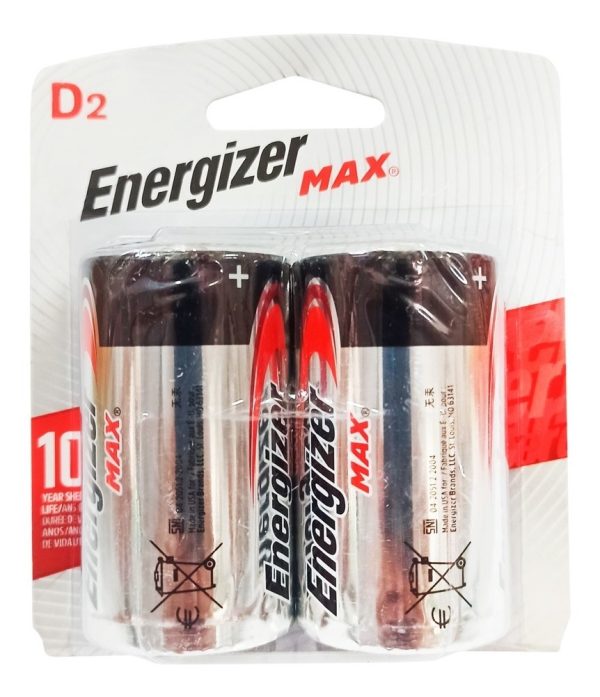 Energeizer Pila Alkalina Grande Tipo D X 2 Und - Imagen 2