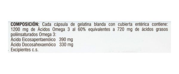 Epax Ec 50 Capsulas. Omega 3 - Imagen 2