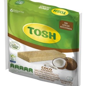 Galletas Tosh Wafer Multicereal Coco 6uds
