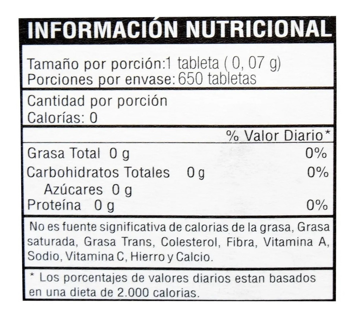 Stevia Ladiet 500 Tabletas + Dispensador Con 150 Tabletas. - Imagen 3