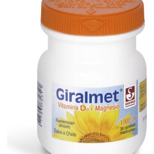 Giralmet Vitamina D 1000 Ui 30 Tbs