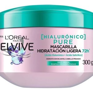 Mascarilla Tratamiento Elvive Hialurónico Pure Cabello Graso