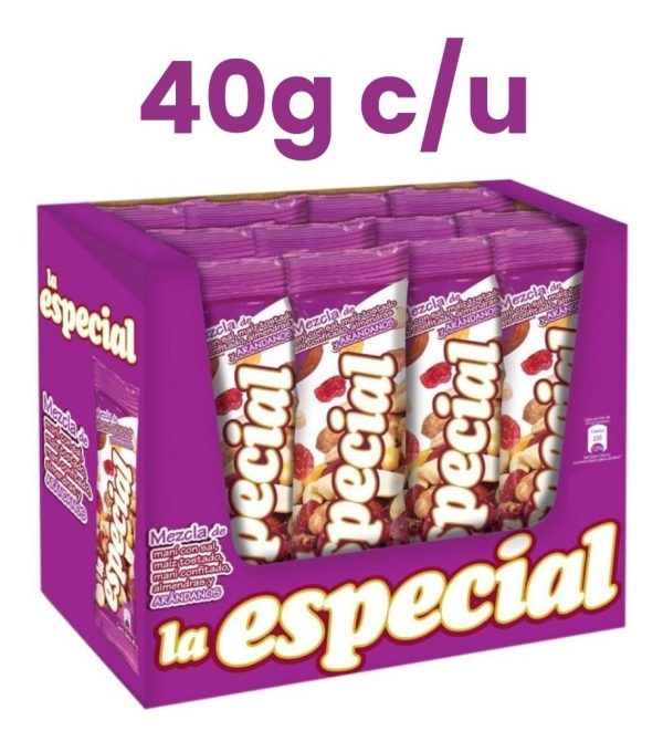 Pasabocas La Especial Maíz Arandano 45g 12 Uds