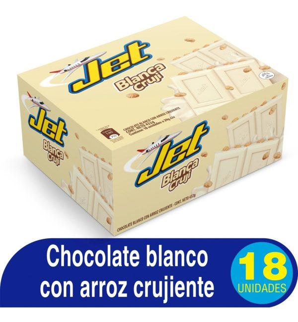 Chocolatina Jet Blanca 18 Unidades - Imagen 2
