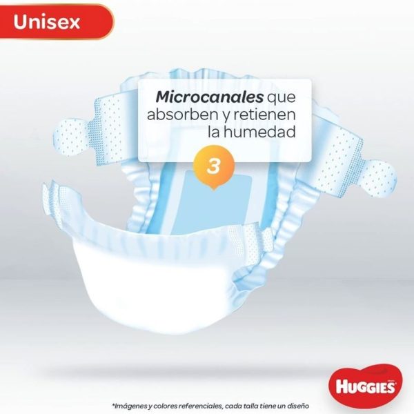 Pañales Huggies Active Sec G 50 - Unidad Género Sin Género - Imagen 2
