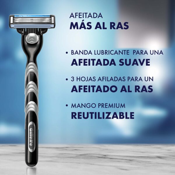 Maquina De Afeitar Gillette Mach 3 - Imagen 3