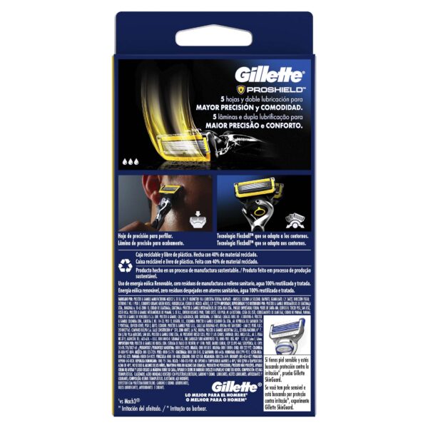 Maquina De Afeitar Gillette Proshield - Imagen 2